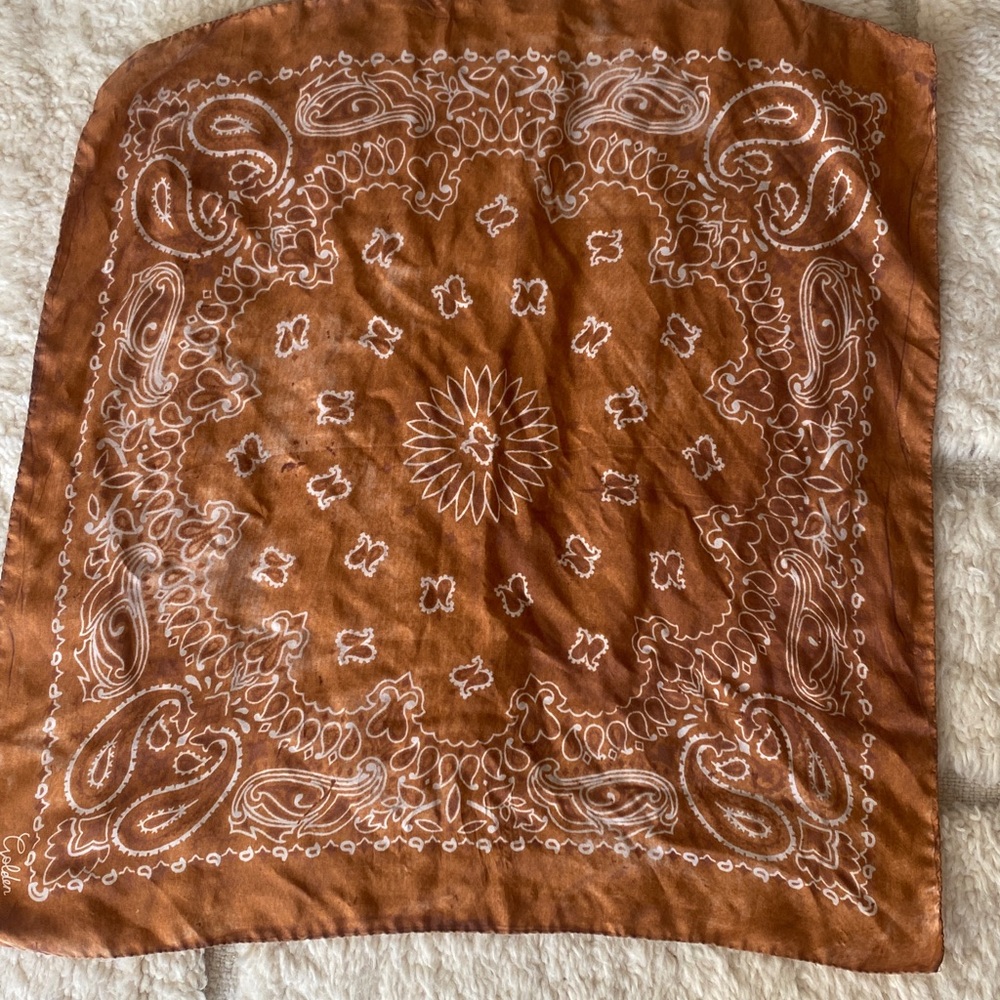 Golden Goose Paisley Bandana